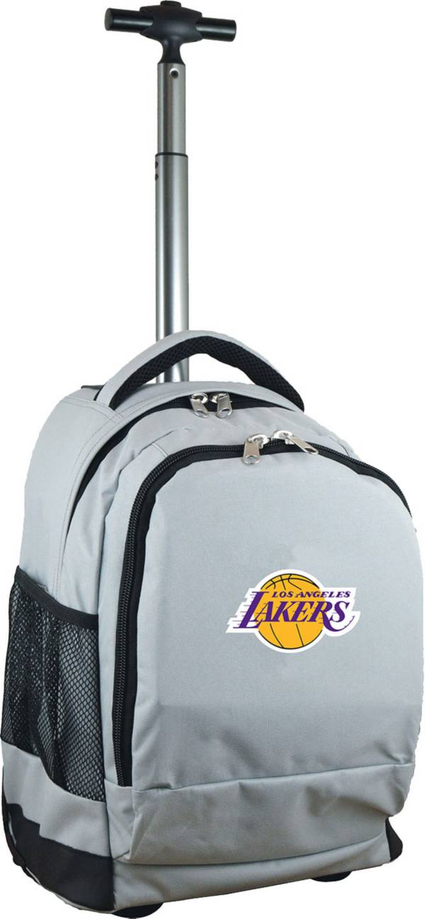 Mojo Los Angeles Lakers Wheeled Premium Grey Backpack product image