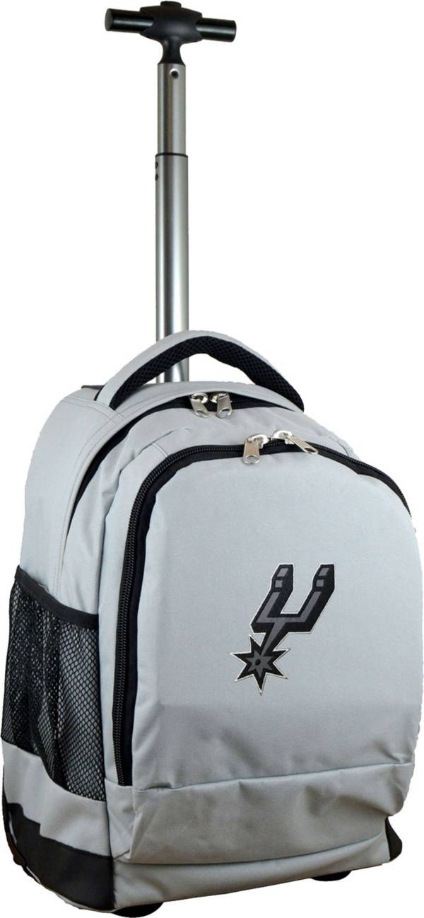 Mojo San Antonio Spurs Wheeled Premium Grey Backpack product image