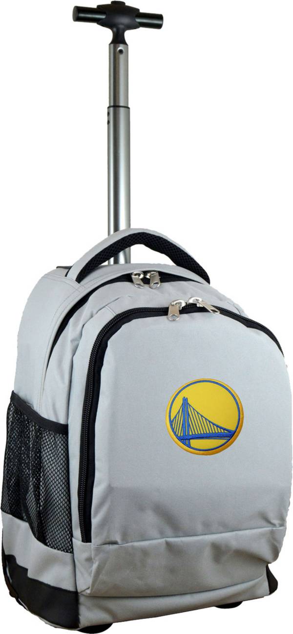 Mojo Golden State Warriors Wheeled Premium Grey Backpack product image