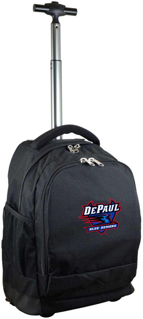 Mojo DePaul Blue Demons Wheeled Premium Black Backpack product image