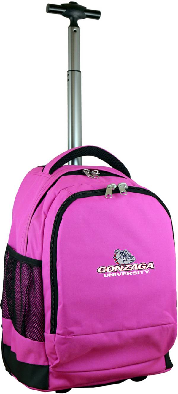 Mojo Gonzaga Bulldogs Wheeled Premium Pink Backpack product image