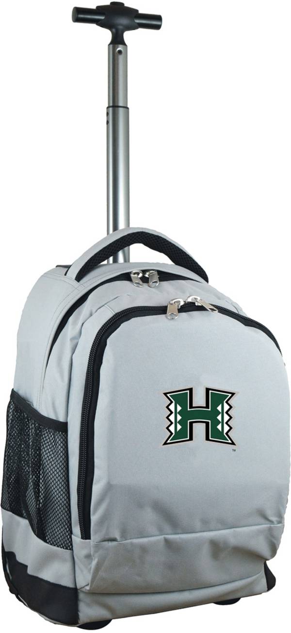 Mojo Hawai'i Warriors Wheeled Premium Grey Backpack product image