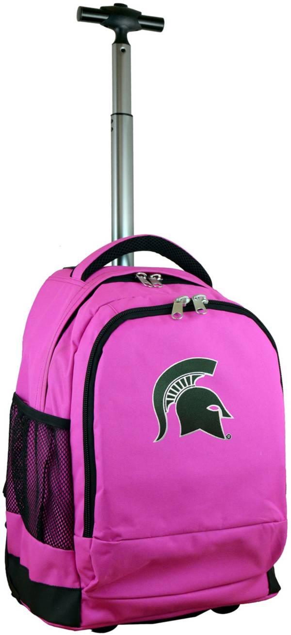 Mojo Michigan State Spartans Wheeled Premium Pink Backpack product image