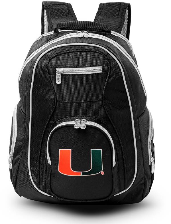 Mojo Miami Hurricanes Colored Trim Laptop Backpack product image