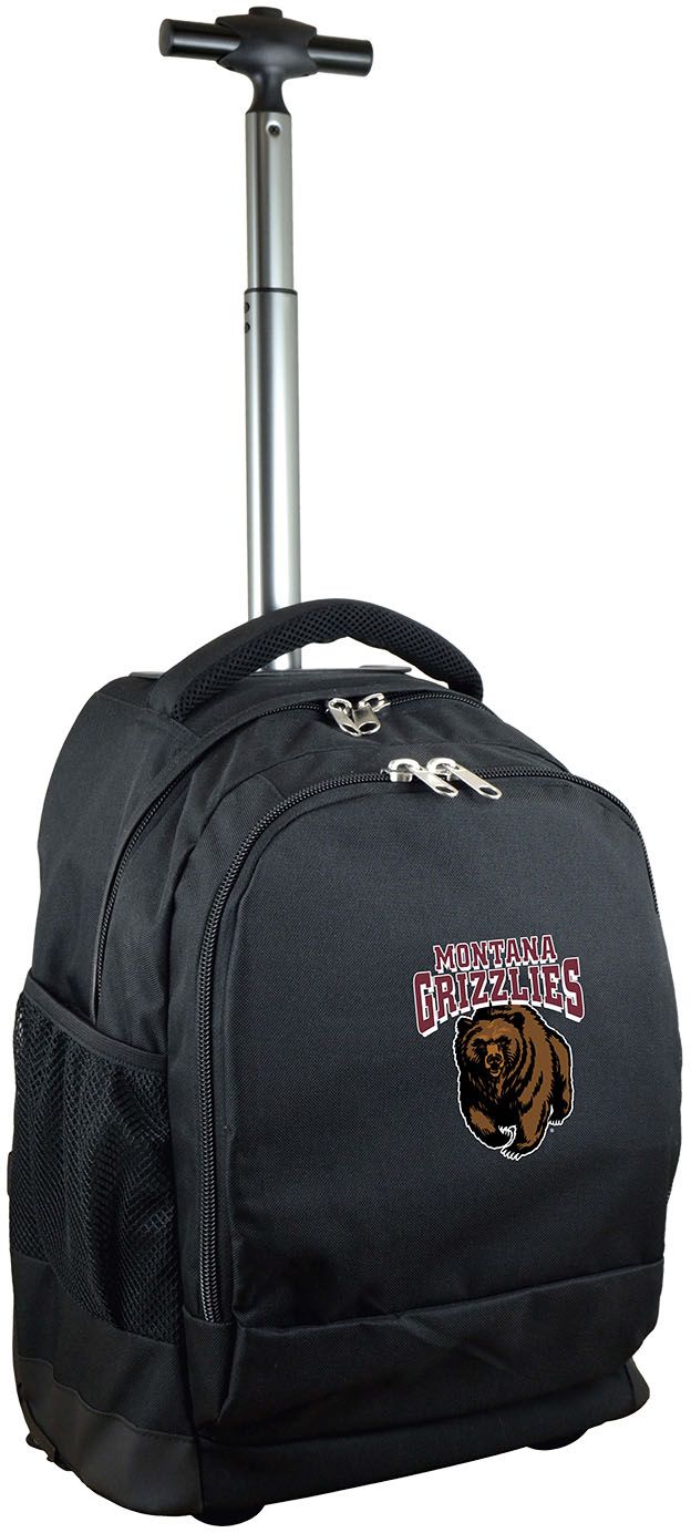 Mojo Montana Grizzlies Wheeled Premium Black Backpack