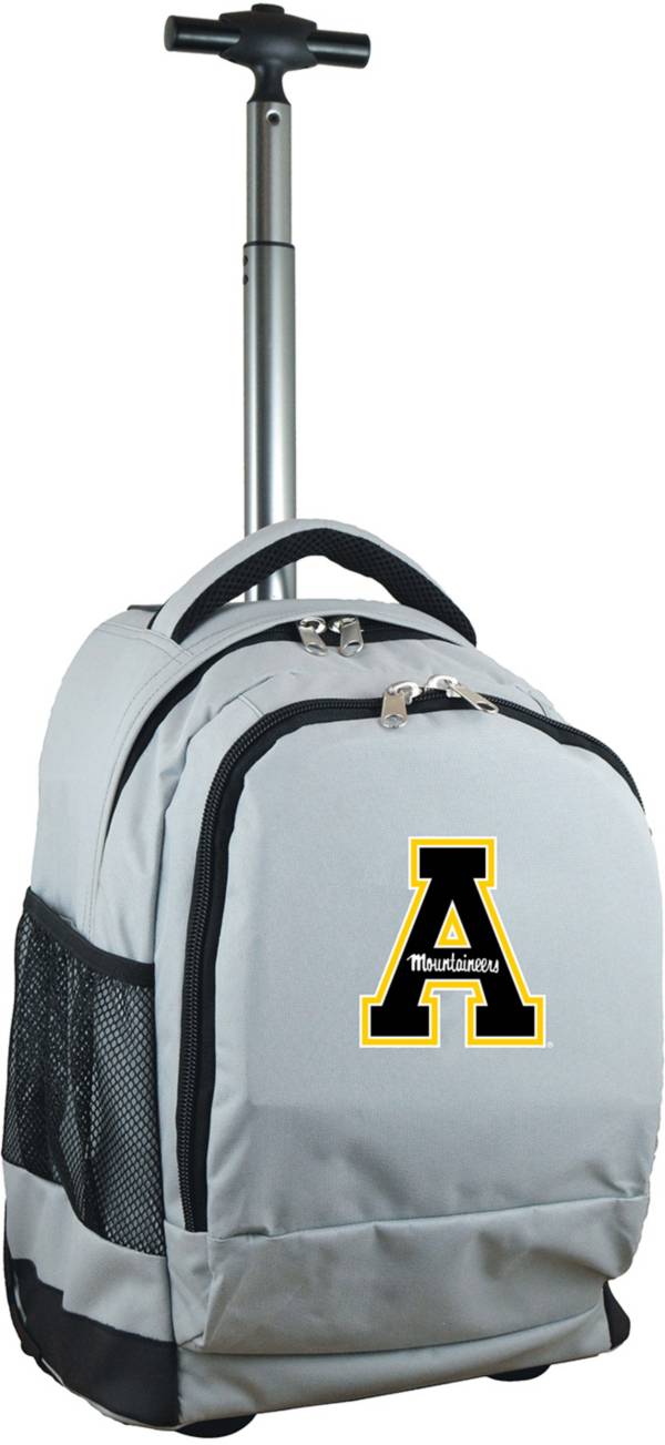 Mojo Appalachian State Mountaineers Wheeled Premium Grey Backpack product image