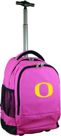 Mojo Oregon Ducks Wheeled Premium Pink Backpack