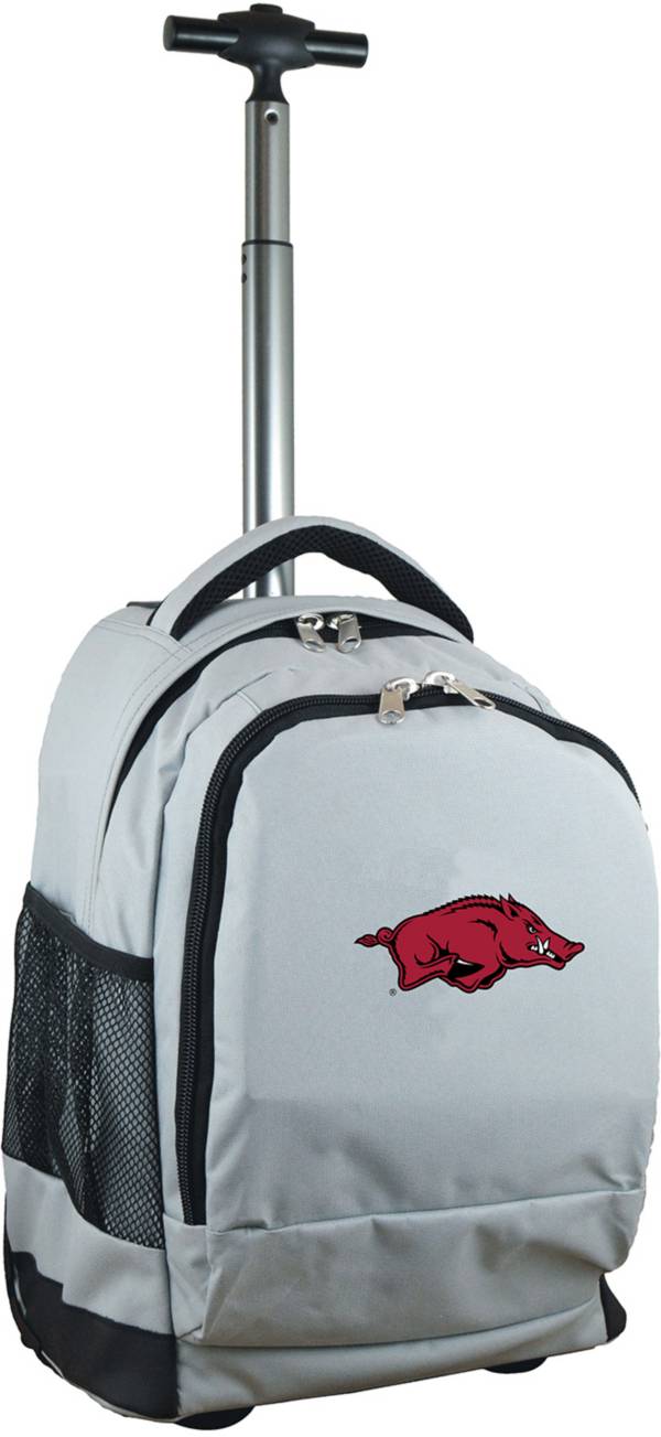 Mojo Arkansas Razorbacks Wheeled Premium Grey Backpack product image