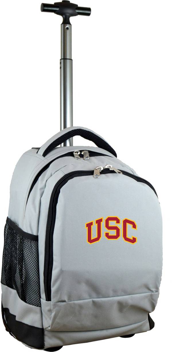 Mojo USC Trojans Wheeled Premium Grey Backpack product image