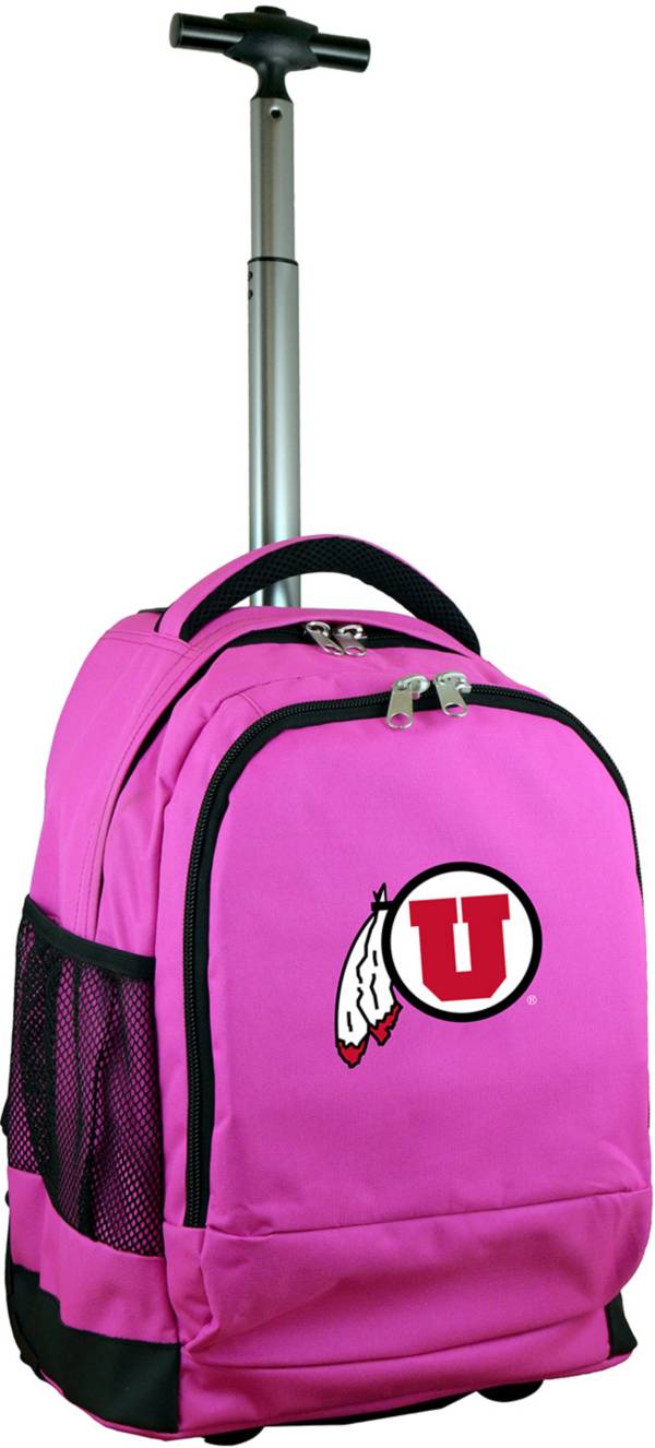 Mojo Utah Utes Wheeled Premium Pink Backpack product image