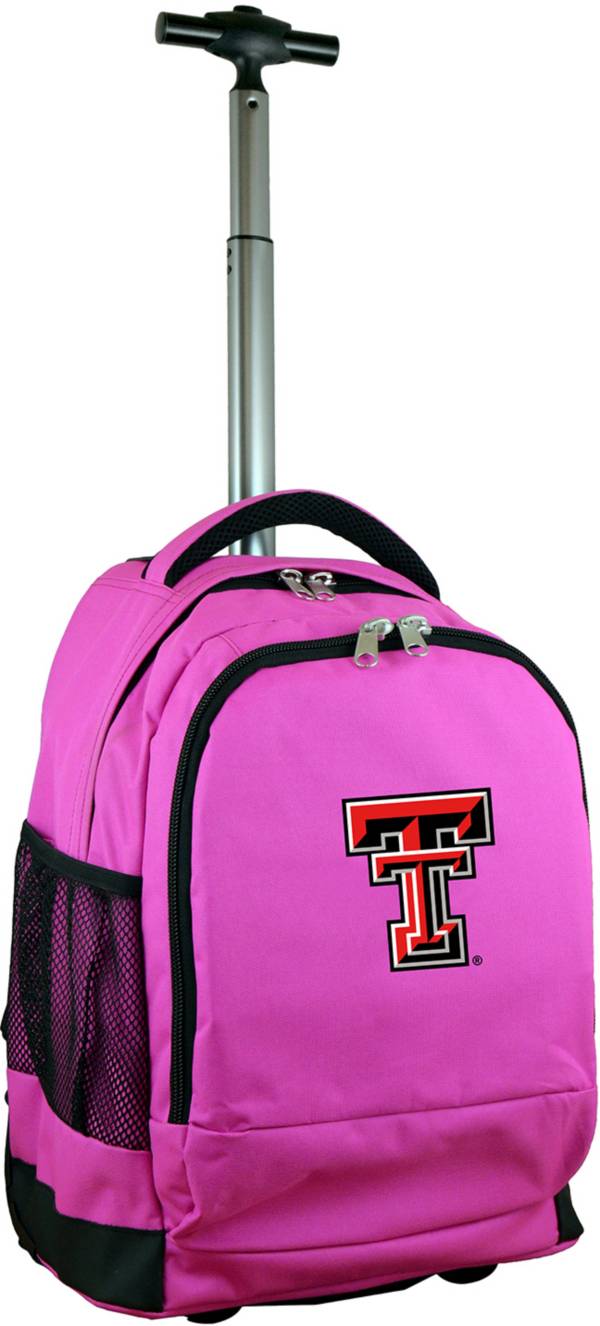 Mojo Texas Tech Red Raiders Wheeled Premium Pink Backpack product image