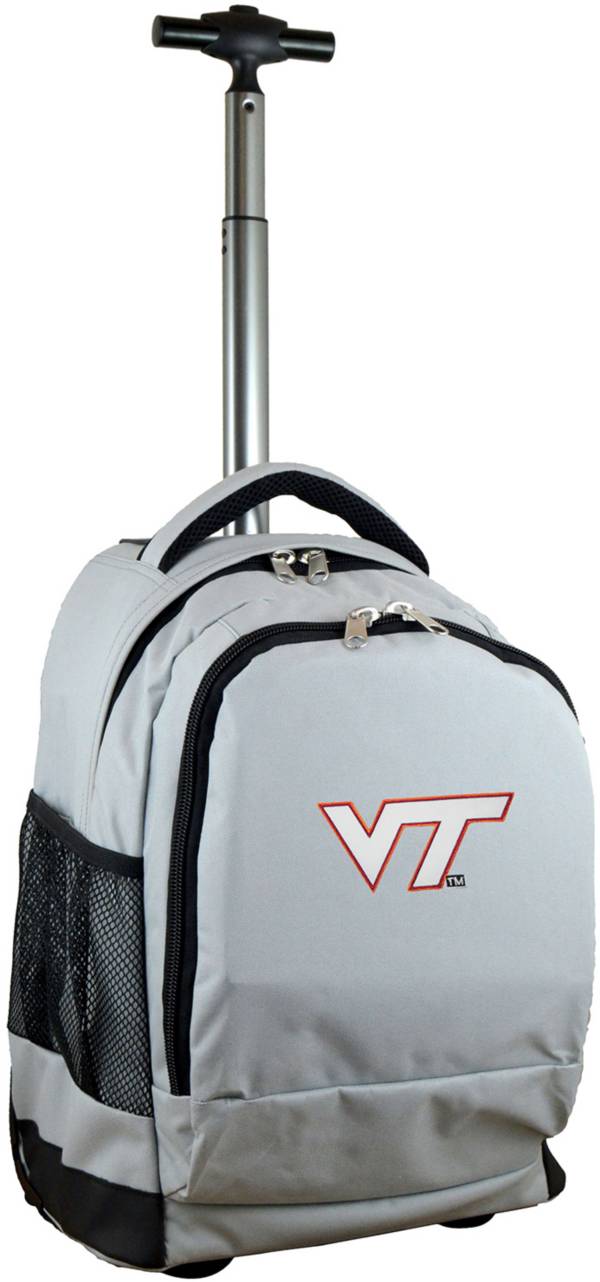 Mojo Virginia Tech Hokies Wheeled Premium Grey Backpack product image