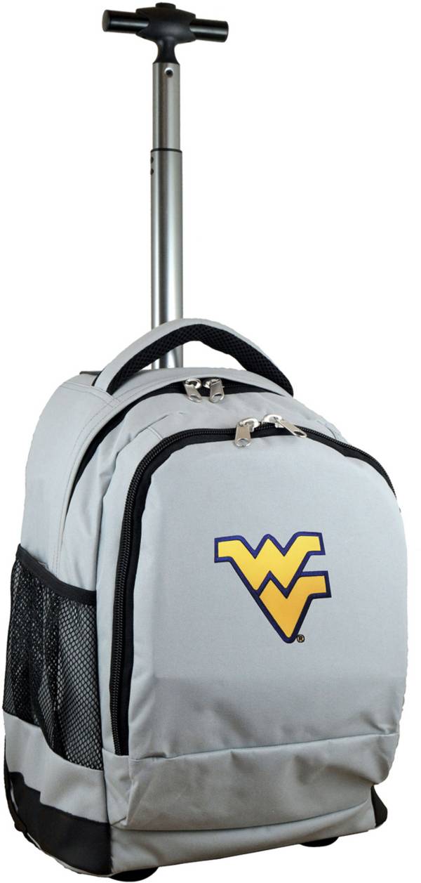 Mojo West Virginia Mountaineers Wheeled Premium Grey Backpack product image