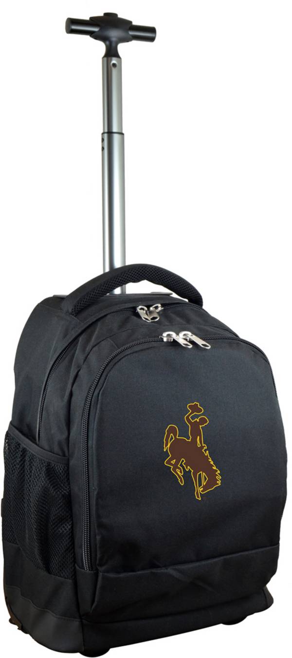 Mojo Wyoming Cowboys Wheeled Premium Black Backpack product image
