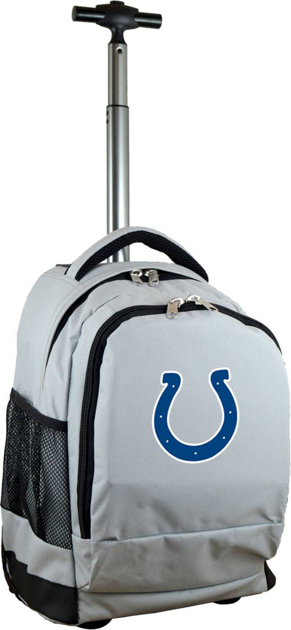 Mojo Indianapolis Colts Wheeled Premium Grey Backpack Dick's Sporting