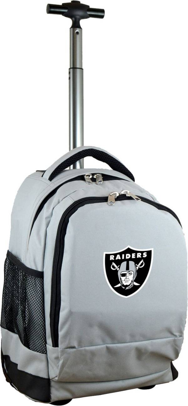 Mojo Las Vegas Raiders Wheeled Premium Grey Backpack Dick's Sporting