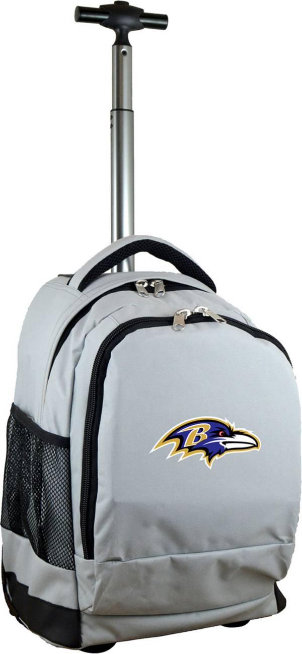Mojo Baltimore Ravens Wheeled Premium Grey Backpack Dick's Sporting Goods