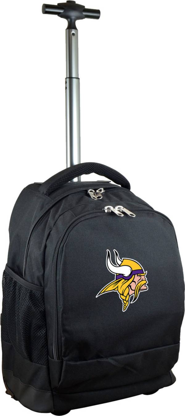 Mojo Minnesota Vikings Wheeled Premium Black Backpack