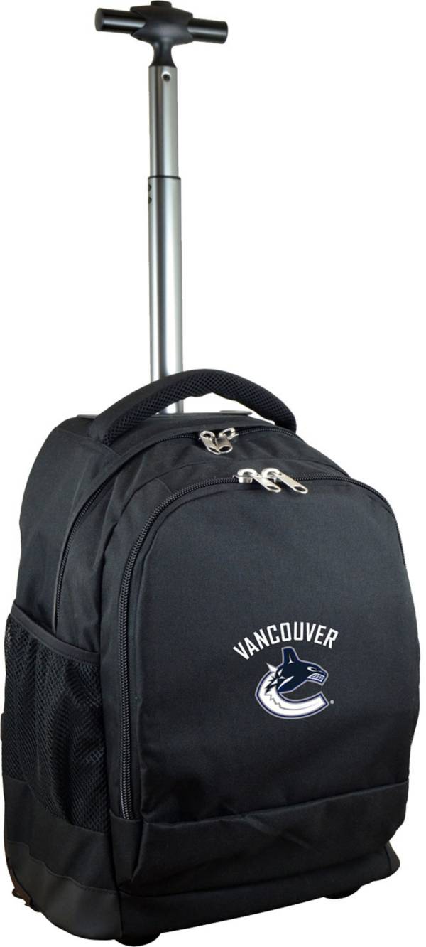 Mojo Vancouver Canucks Wheeled Premium Black Backpack product image