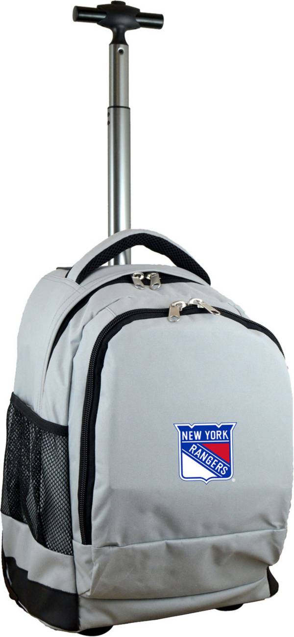 Mojo New York Rangers Wheeled Premium Grey Backpack product image