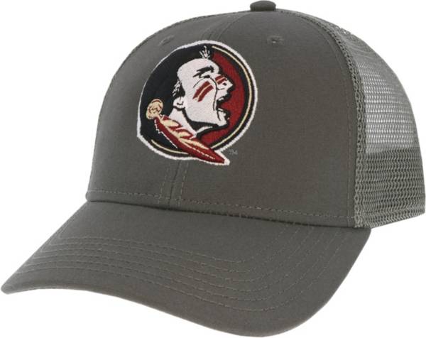 League-Legacy Men's Florida State Seminoles Grey Lo-Pro Adjustable Trucker Hat product image