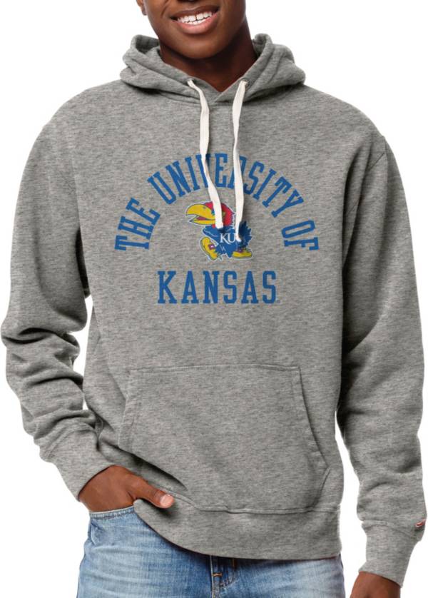 League-Legacy Men's Kansas Jayhawks Grey Stadium Hoodie