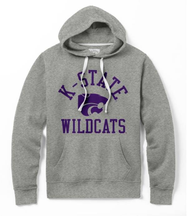 League-Legacy Men's Kansas State Wildcats Grey Stadium Hoodie