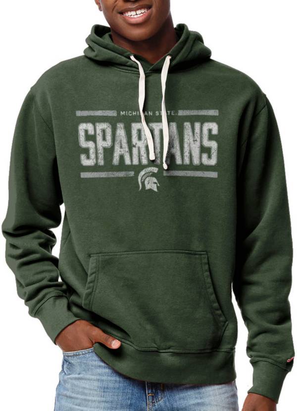 League-Legacy Men's Michigan State Spartans Green Stadium Hoodie