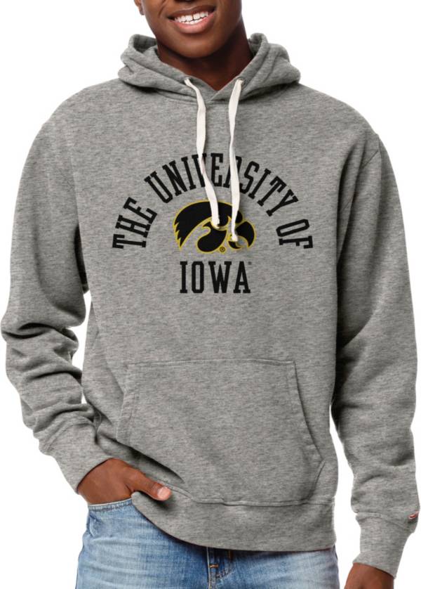 League-Legacy Men's Iowa Hawkeyes Grey Stadium Hoodie