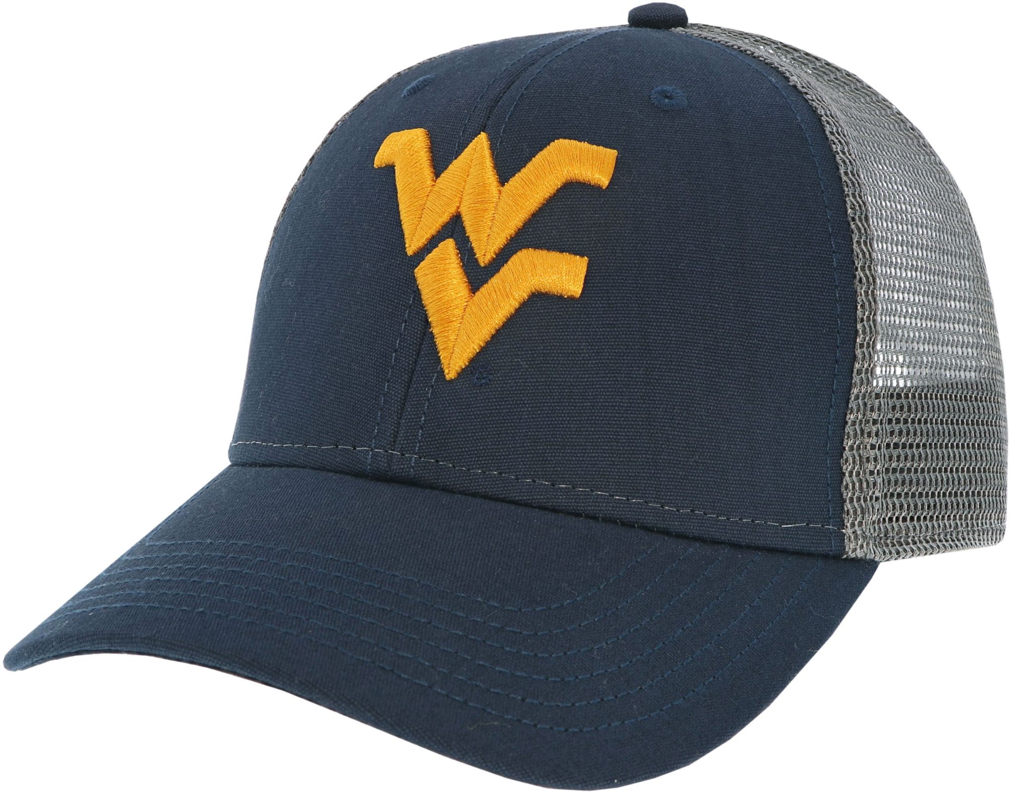 League-Legacy Men's West Virginia Mountaineers Blue Lo-Pro Adjustable Trucker Hat product image