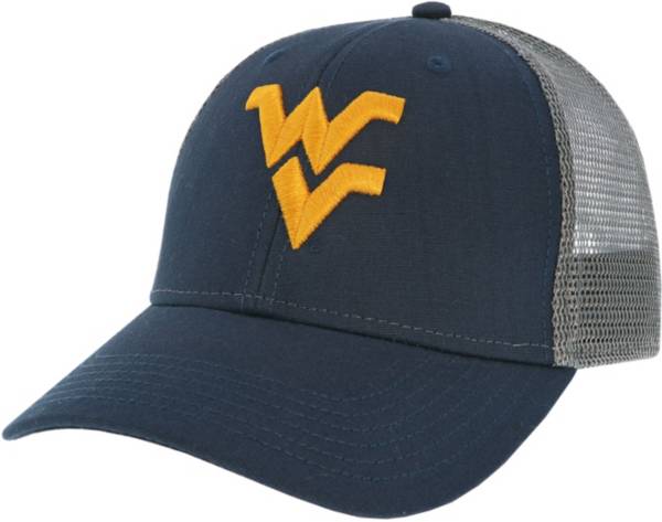 League-Legacy Men's West Virginia Mountaineers Blue Lo-Pro Adjustable Trucker Hat