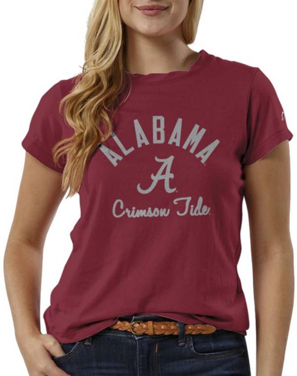 League-Legacy Women's Alabama Crimson Tide Crimson ReSpin T-Shirt