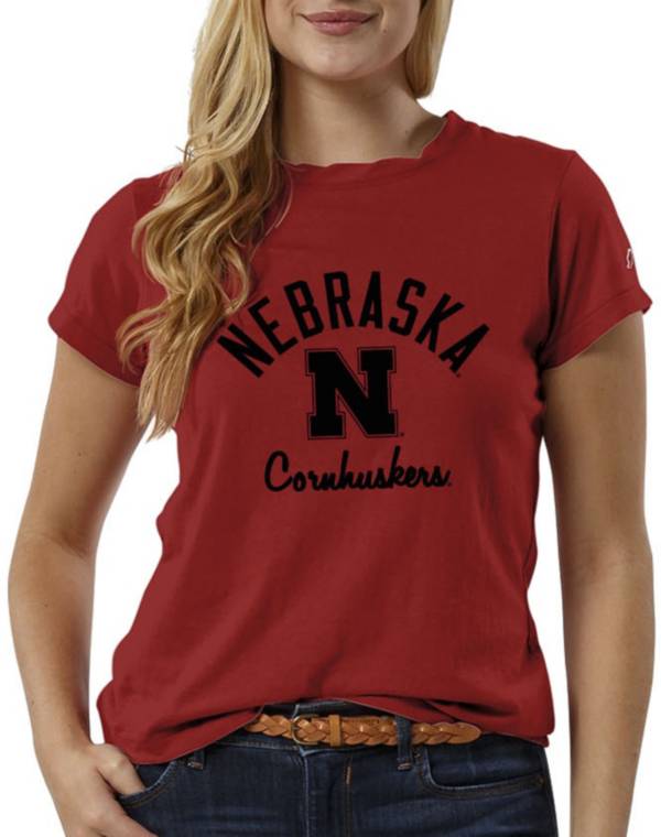 League-Legacy Women's Nebraska Cornhuskers Scarlet ReSpin T-Shirt product image