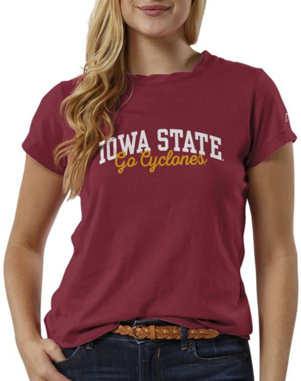 League-Legacy Women's Iowa State Cyclones Cardinal ReSpin T-Shirt product image