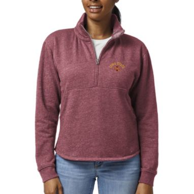 sorry, League-Legacy Women's Iowa State Cyclones Cardinal Victory Springs Quarter-Zip Shirt is currently out of stock