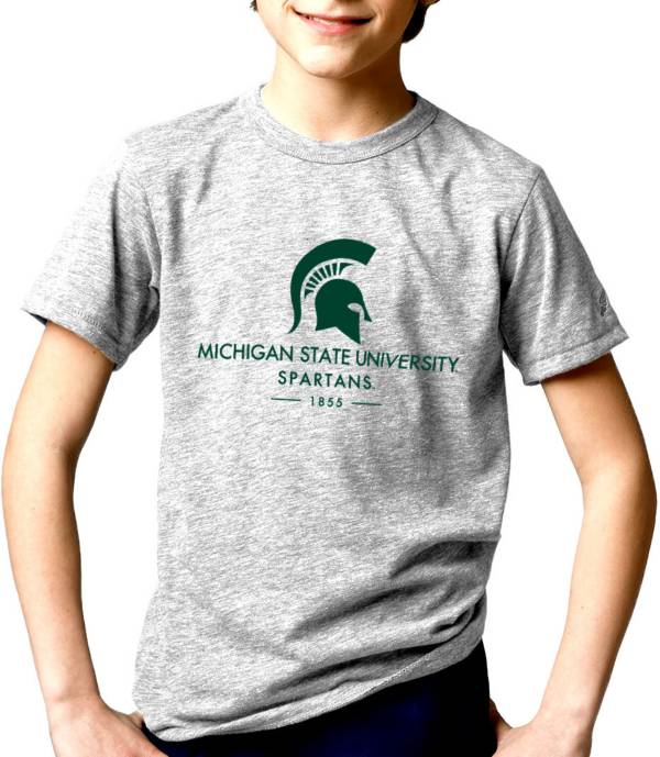 League-Legacy Youth Michigan State Spartans White Tri-Blend Victory Falls T-Shirt