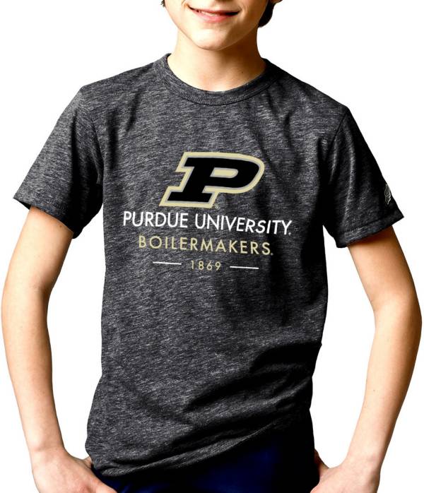 League-Legacy Youth Purdue Boilermakers Grey Tri-Blend Victory Falls T-Shirt product image