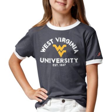 sorry, League-Legacy Youth Girls' West Virginia Mountaineers Blue Ringer T-Shirt is currently out of stock