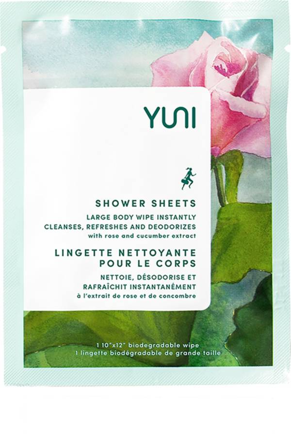 YUNI Beauty Rose Cucumber Shower Sheets – 12 Pack product image