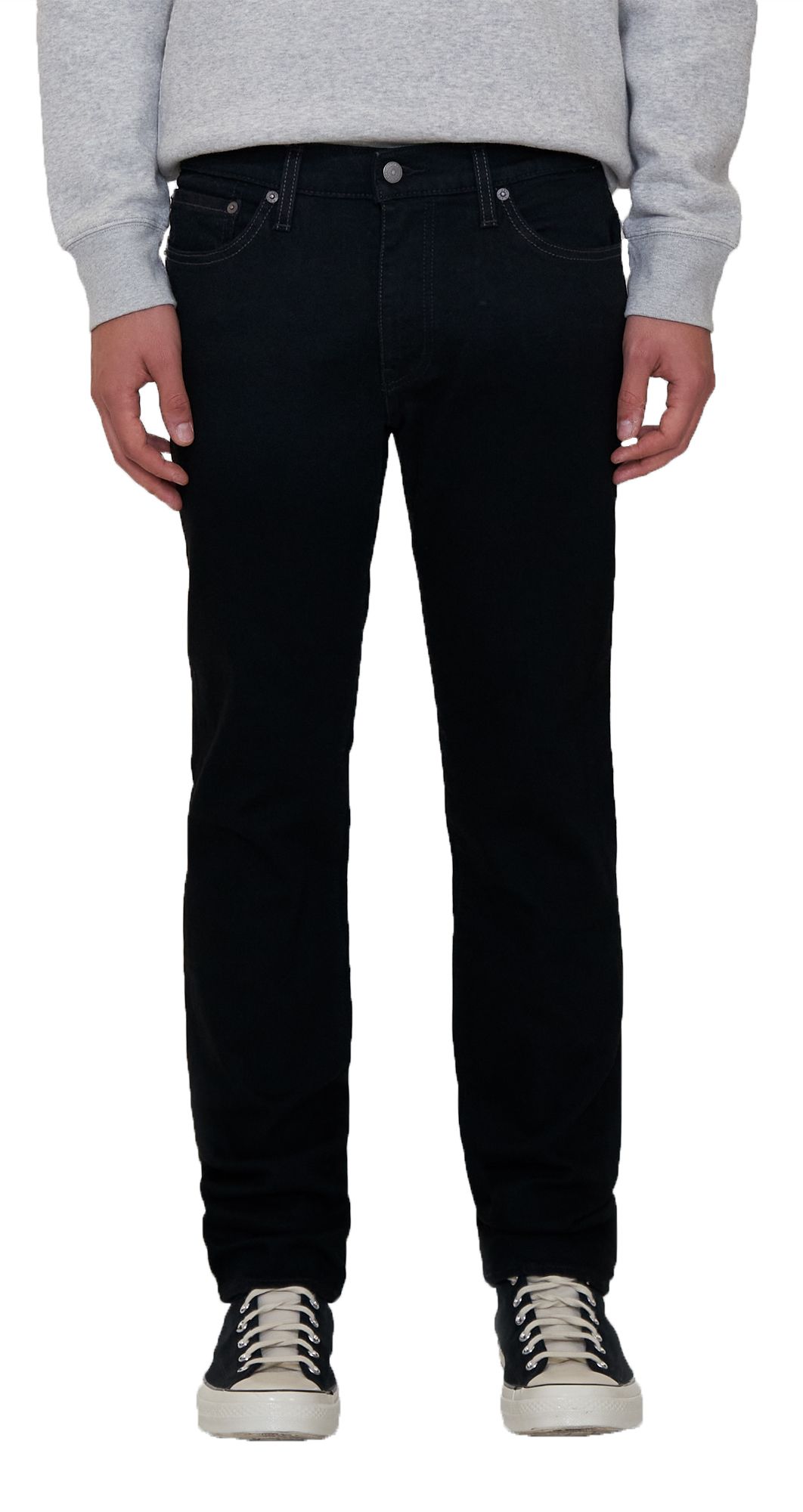 levis black slim jeans