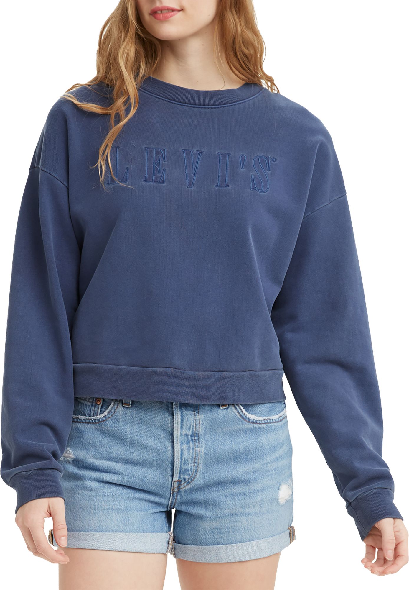 levi's sweatshirt blue