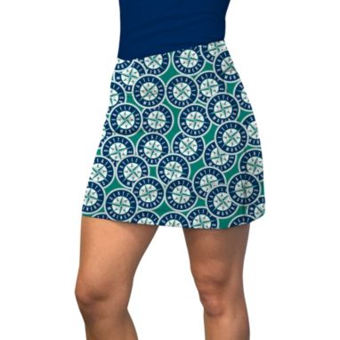 sorry, Loudmouth Golf Women's Seattle Mariners Navy Tossed Logo Active Golf Skort is currently out of stock