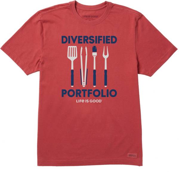 Life is Good Men's Diversified Portfolio Grill Crusher T-Shirt product image