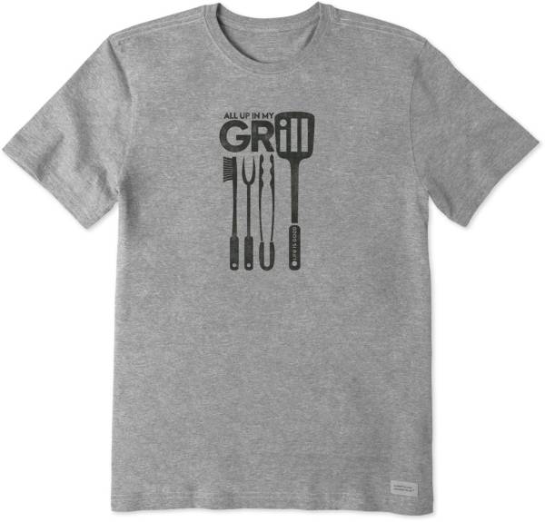 Life is Good Men's All Up In My Grill Crusher T-Shirt product image