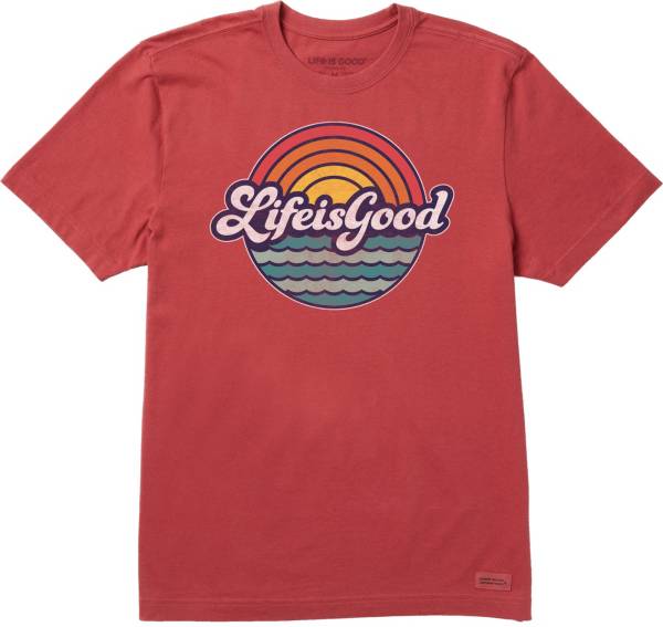 Life is Good Men's Sun Waves Crusher T-Shirt