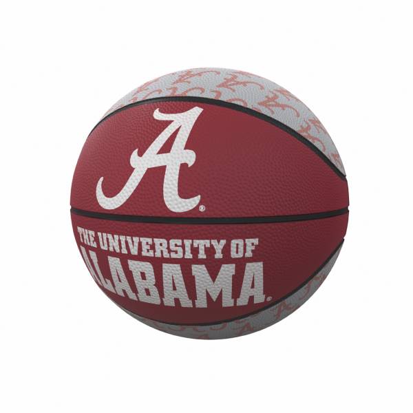 Alabama Crimson Tide Logo Mini Rubber Basketball