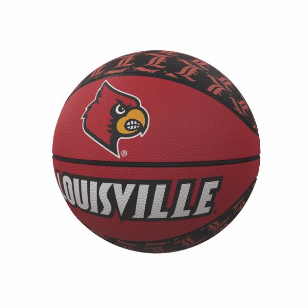 Louisville Cardinals Logo Mini Rubber Basketball