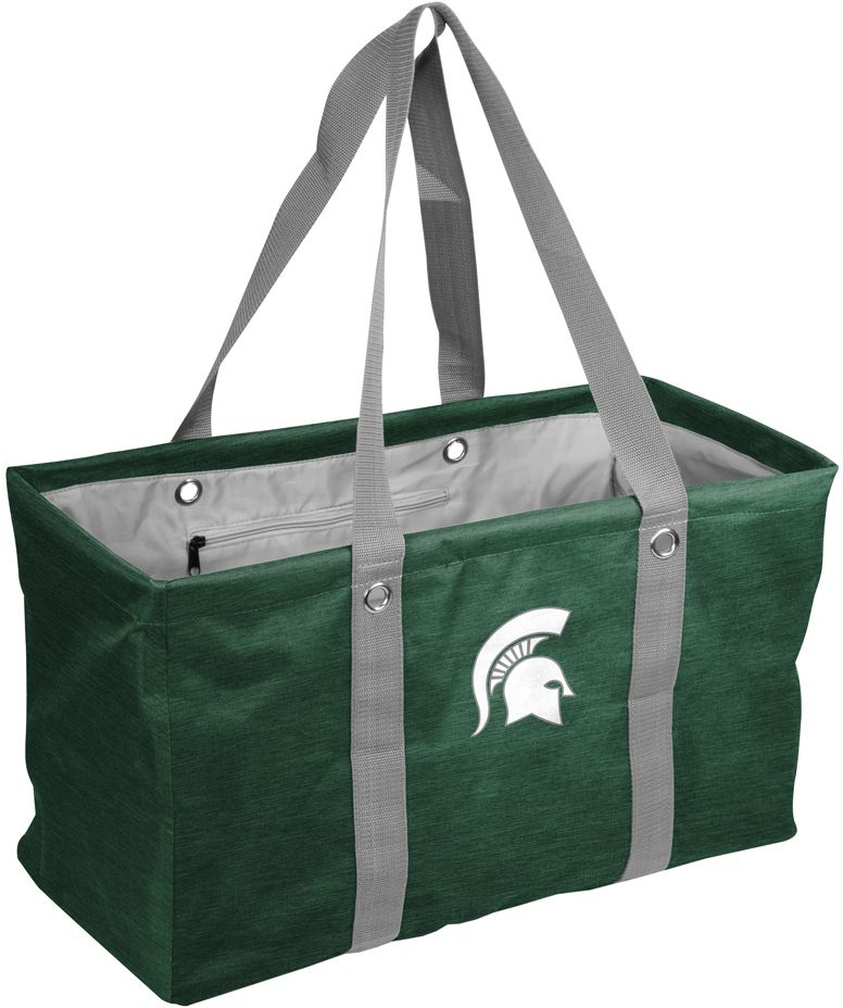 Logo Brands Michigan State Spartans Crosshatch Picnic Caddy