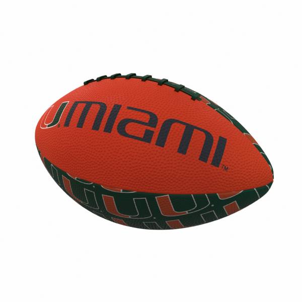 Miami Hurricanes Mini Rubber Football