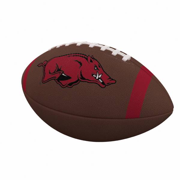 Arkansas Razorbacks Team Stripe Composite Football